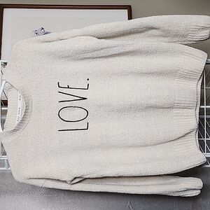 Rae Dunn Love Valentine's Day Woman's Sweater Size Medium